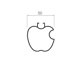 Apple round tube fl-50